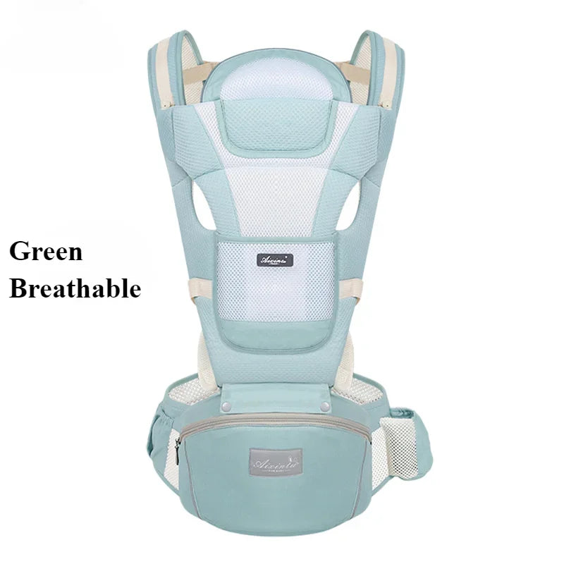 Baby Carrier with Hip Seat 6In1 Baby Carrier Newborn to Toddler,Head Support and Breathable Mesh Newborn Carrier Baby Essentials