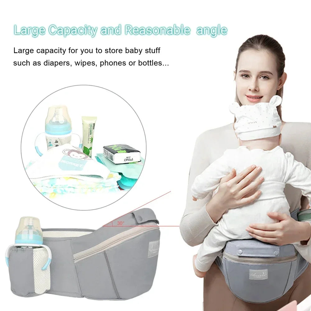 Baby Carrier with Hip Seat 6In1 Baby Carrier Newborn to Toddler,Head Support and Breathable Mesh Newborn Carrier Baby Essentials