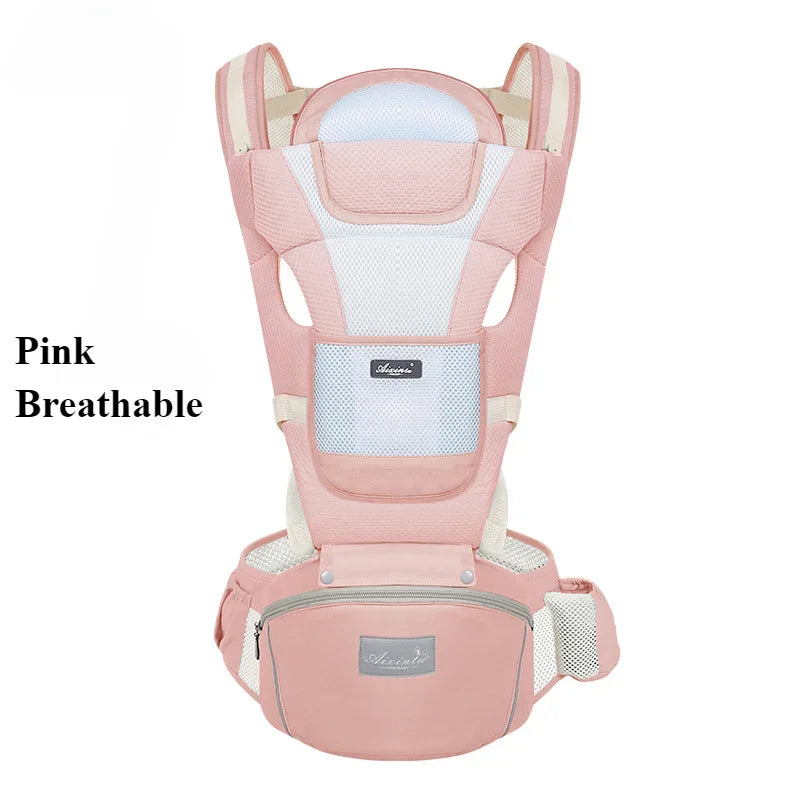 Baby Carrier with Hip Seat 6In1 Baby Carrier Newborn to Toddler,Head Support and Breathable Mesh Newborn Carrier Baby Essentials